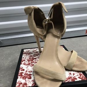 Suede Guess Strap heels